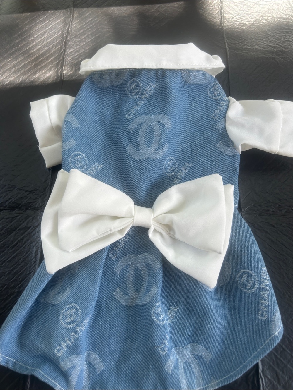 Designer inspired small pup dress nwots. Adorable.